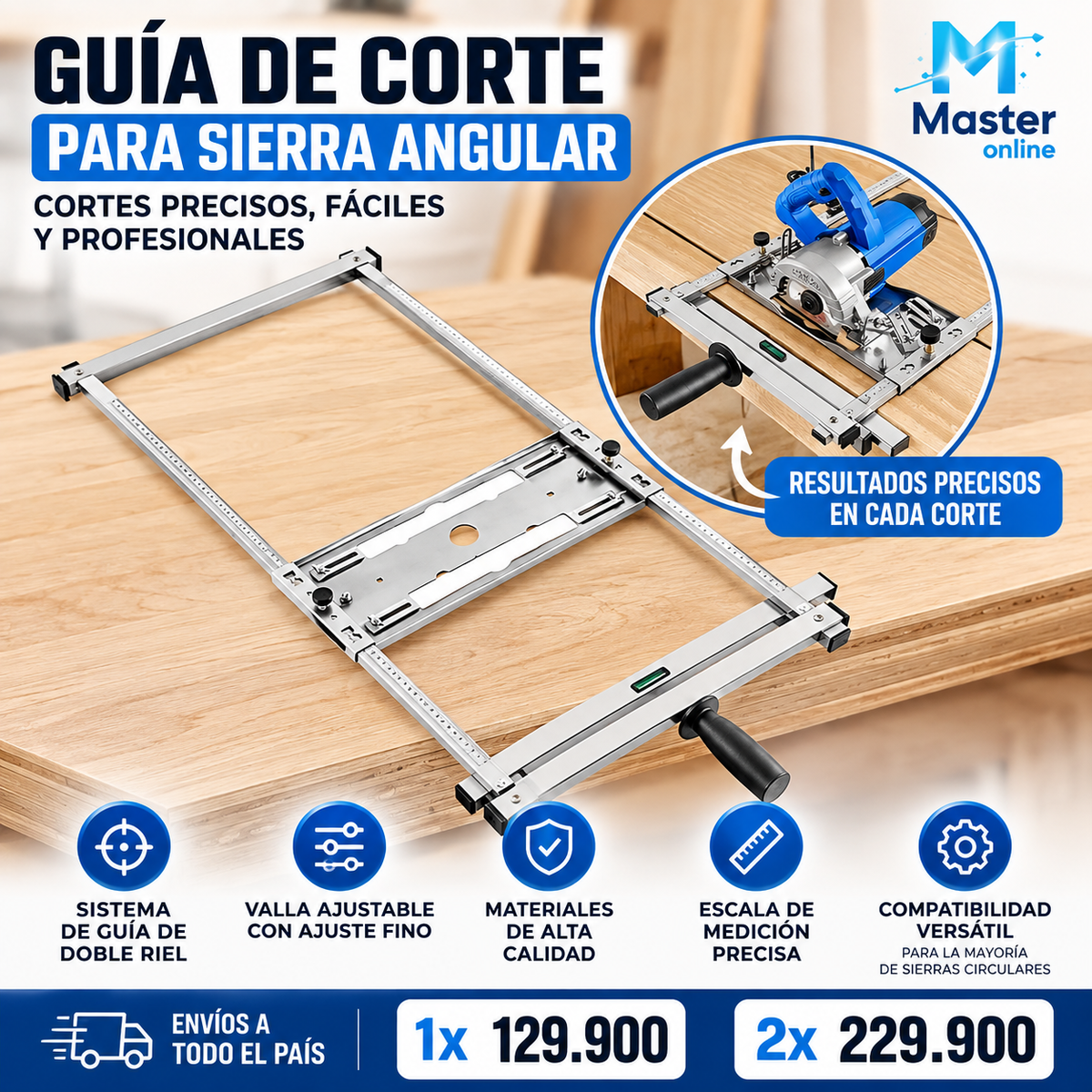 GUIA DE CORTE PARA SIERRA ANGULAR