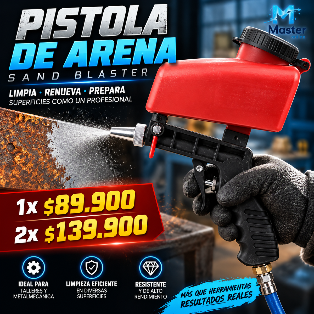 PISTOLA DE ARENA | SAND BLASTER
