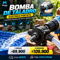 BOMBA DE TALADRO ELÉCTRICO PORTÁTIL