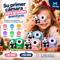 CÁMARA DIGITAL INFANTIL PANDA DE DOBLE LENTE