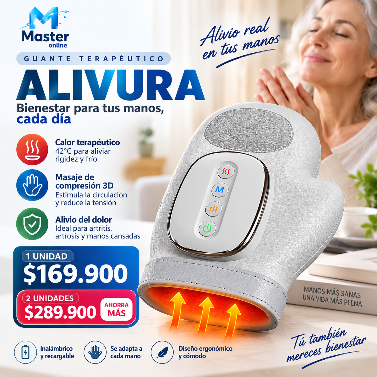GUANTE TERAPÉUTICO ALIVURA