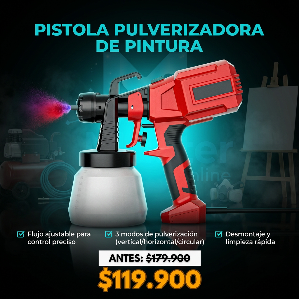 PISTOLA PULVERIZADORA DE PINTURA| ELITE®